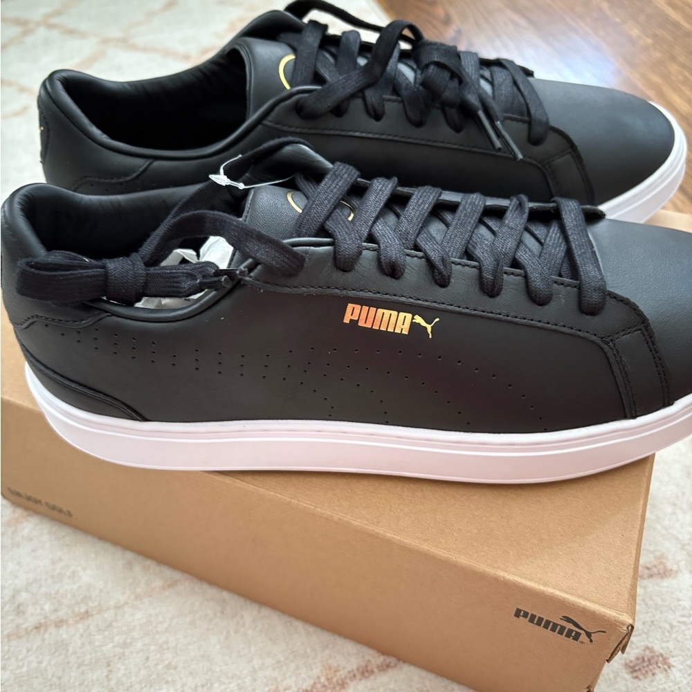 Puma Black and White Sneakers